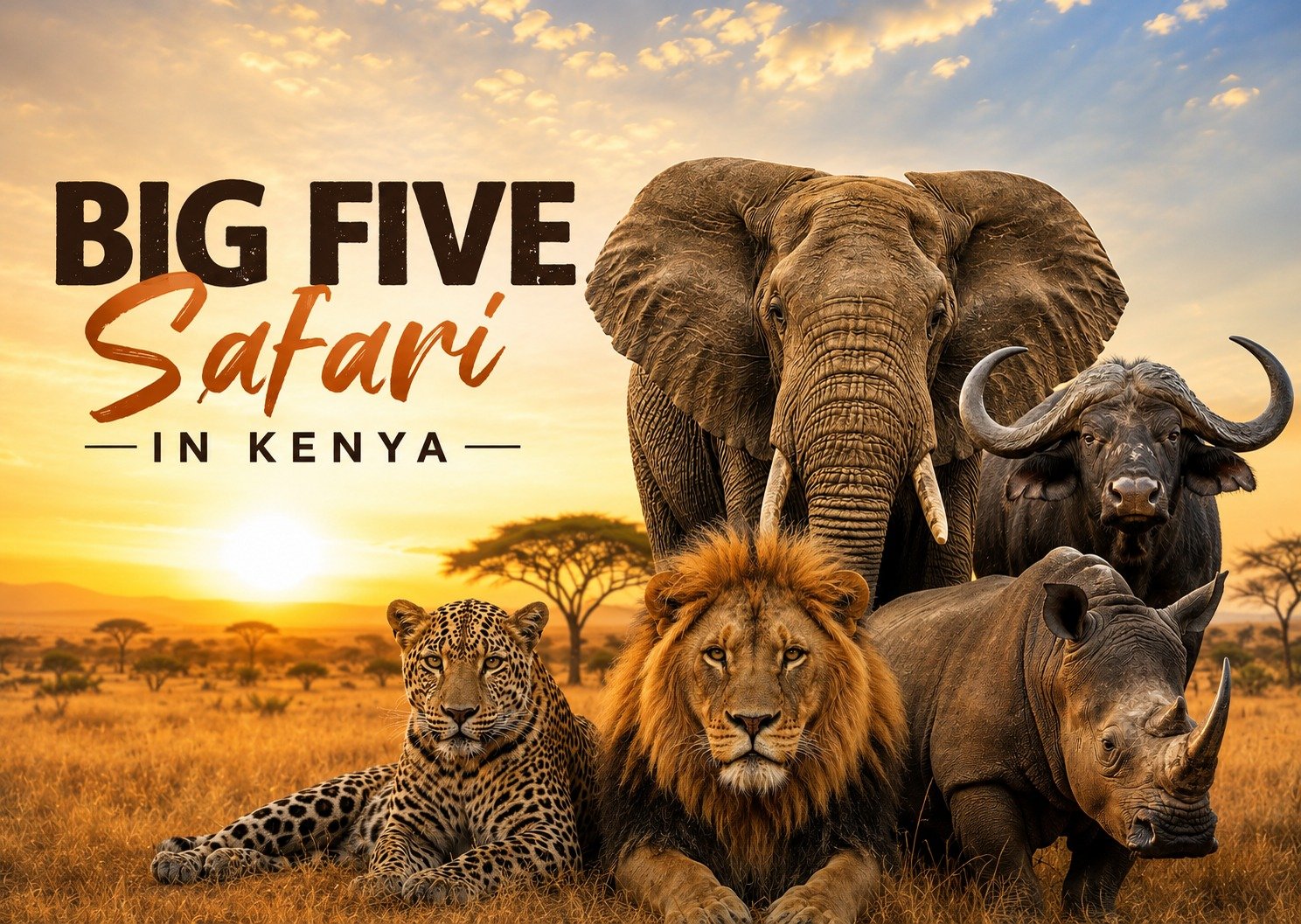 The Big Five Safari banner